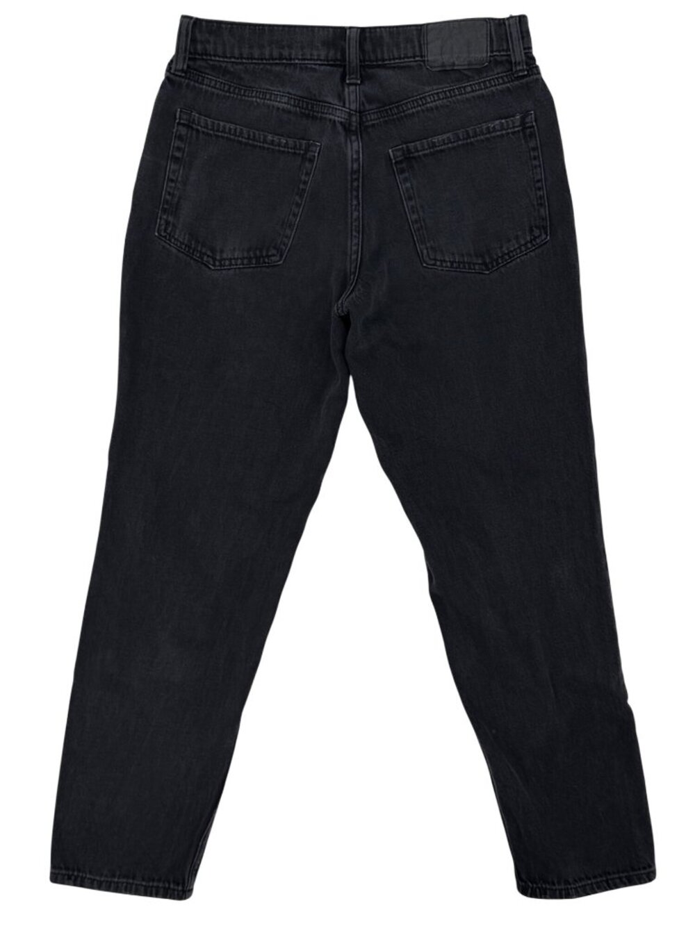 Aeropostale Black Distressed Mom Jeans High-Rise Boyfriend Style 4| Indie Sleaze - Picture 9 of 14